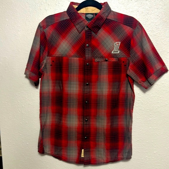 Men’s Harley Davidson button down - Picture 1 of 3